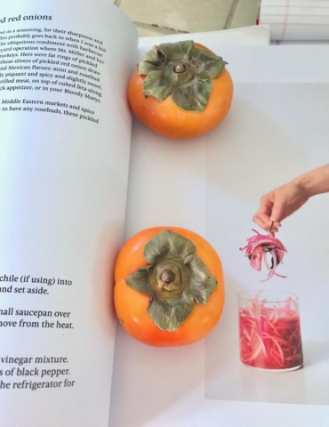 Baco Mercat cookbook pickled red onions recipe