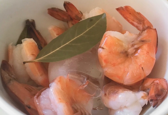 Down South cookbook recipe poached shrimp rémoulade