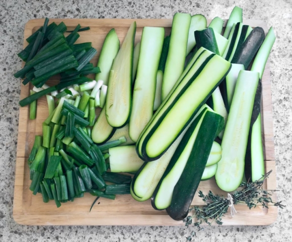 Alex Guarnaschelli The Home Cook cookbook healthy vegetarian recipe for zucchini soup with Parmesan cheese