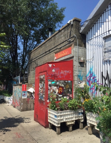 The Roberta's Cookbook pizza restaurant in Bushwick Brooklyn NYC