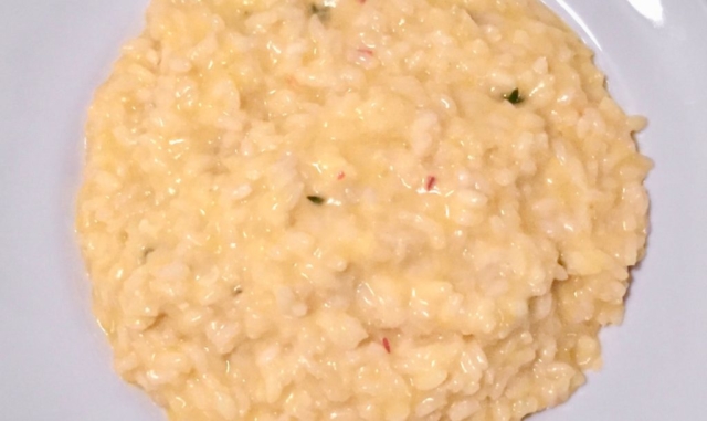 Scarpetta cookbook recipe for truffle risotto with surprise ingredient