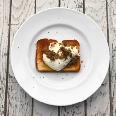 State Bird Provisions cookbook recipe for homemade garlic bread with burrata and aromatic Sichuan pepper spice