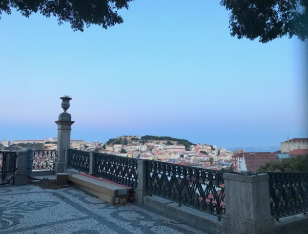 Lisbon cookbook Portugal travel sunset skyline