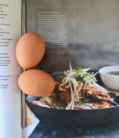 Gather and Graze cookbook Stephanie Izard recipe for tasty eggy kimchi bacon thing like egg omelette for Korean brunch breakfast lunch